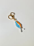 Beaded Fish Keychain, Francis