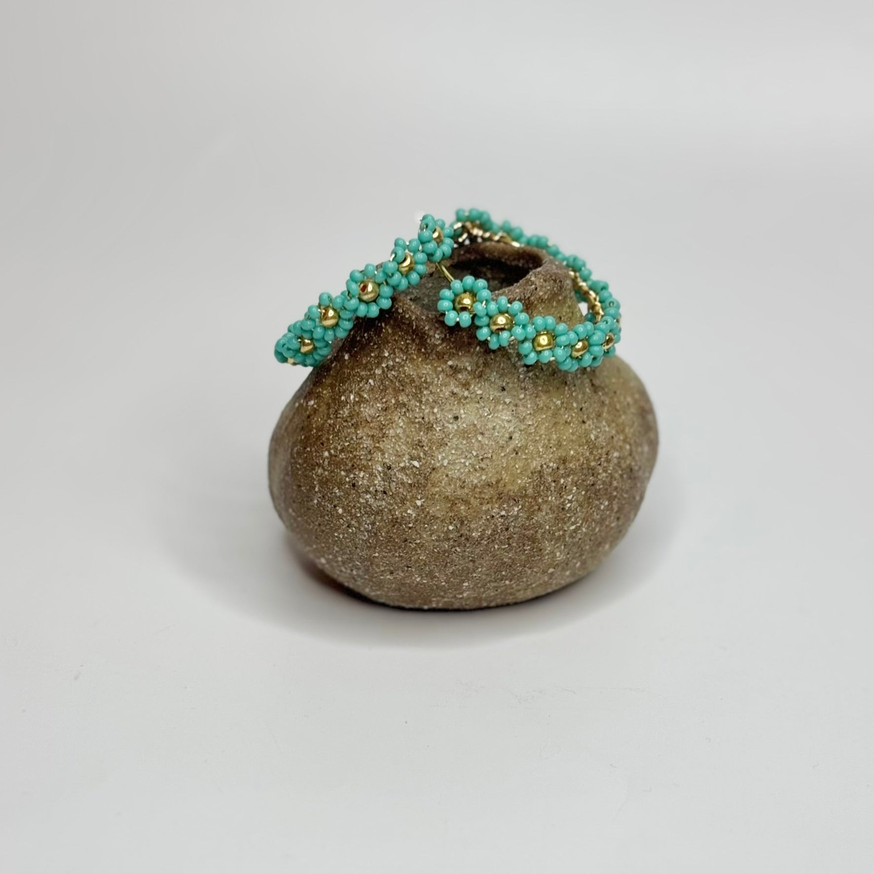 Flower Hoop Earrings