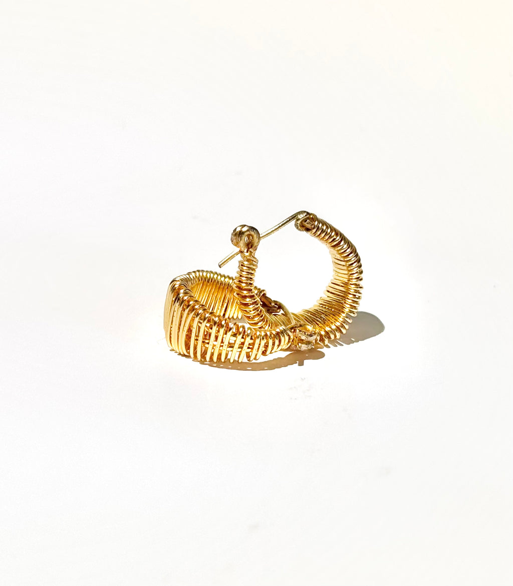 Chunky Tapered Statement Hoops