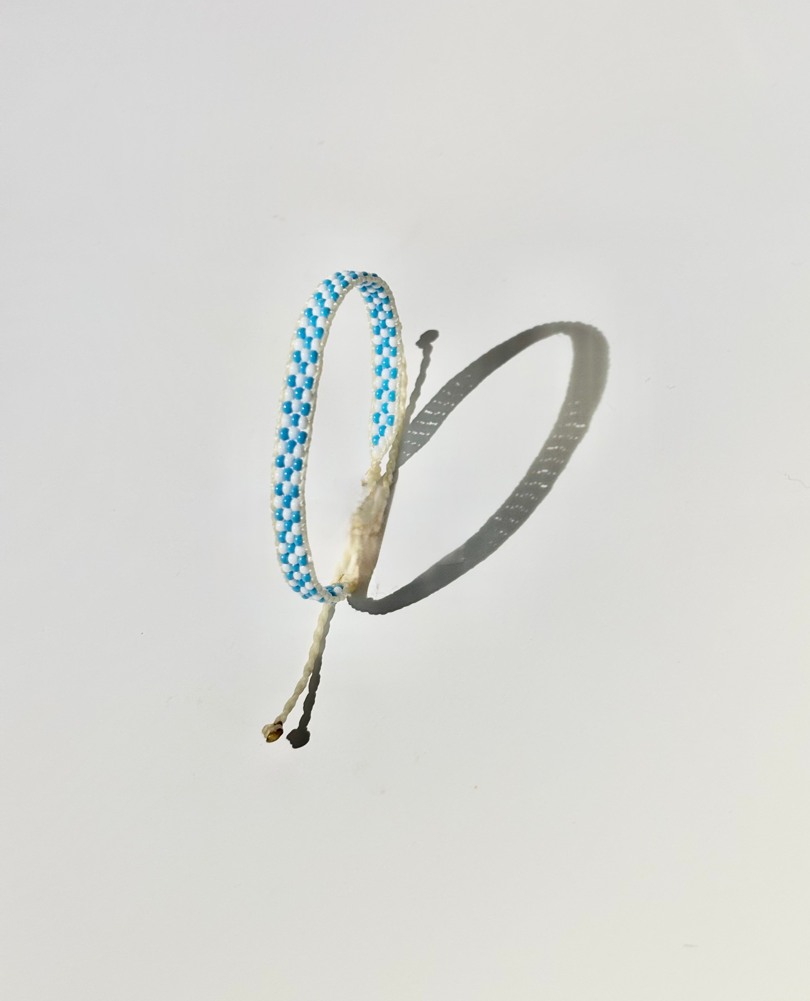 Checkered Bracelet, Blue