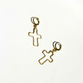 Outline Cross Dangles
