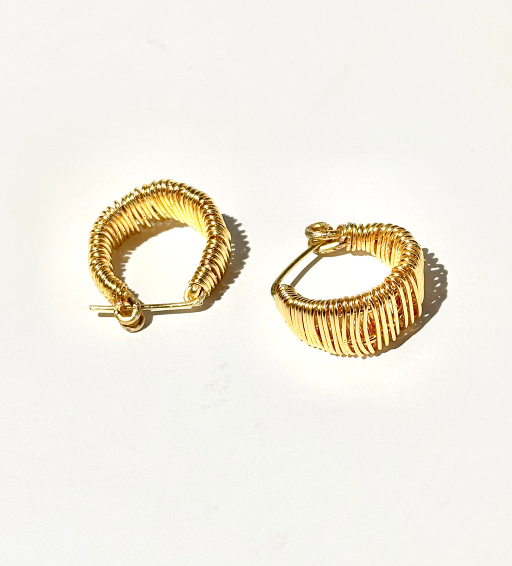 Chunky Tapered Statement Hoops
