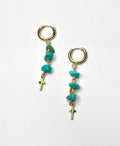 Turquoise Cross Clickers