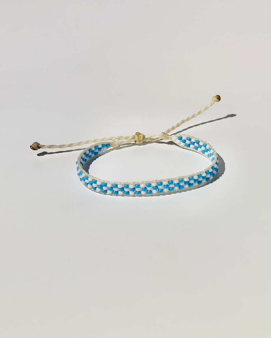 Checkered Bracelet, Blue