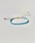 Checkered Bracelet, Blue