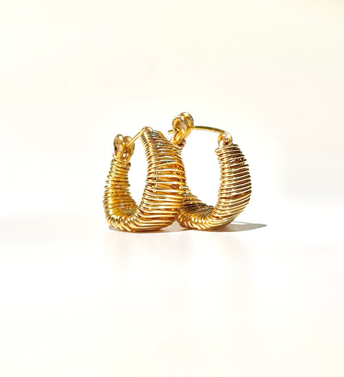 Chunky Tapered Statement Hoops