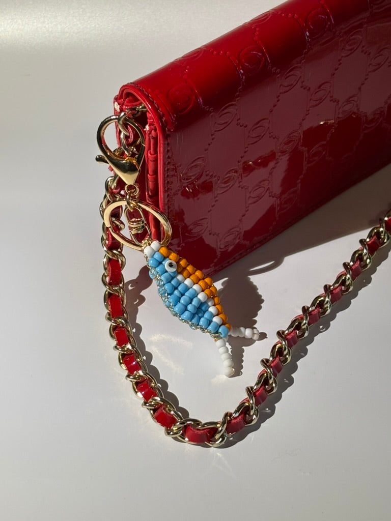 Beaded Fish Keychain, Francis
