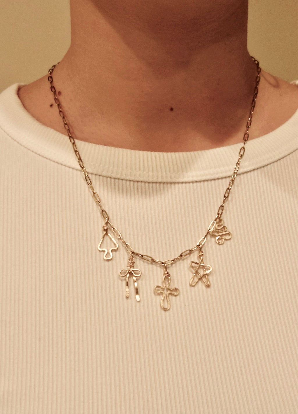 The Christmas charm necklace