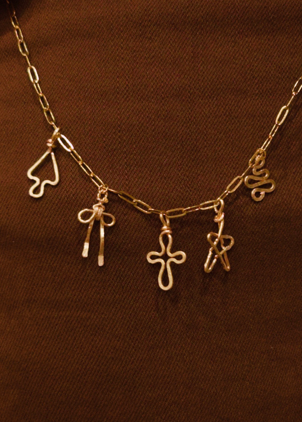 The Christmas charm necklace