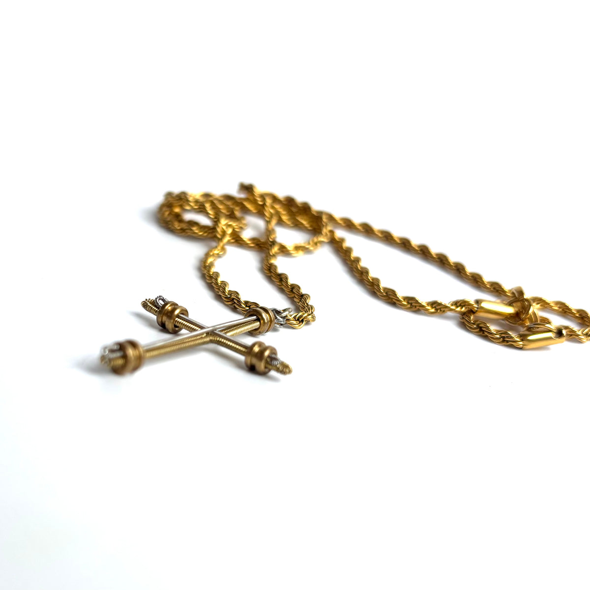 One String Cross Chain Guitar String Necklace – Designs by Sasha