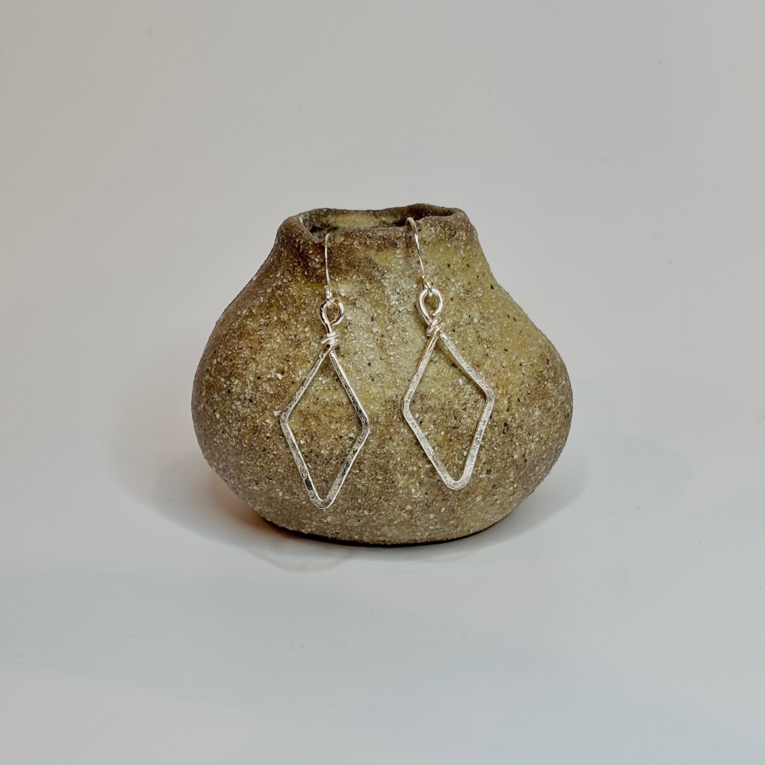 Hammered Diamond Dangles