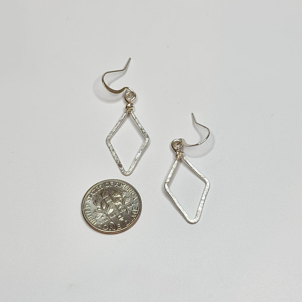 Hammered Diamond Dangles