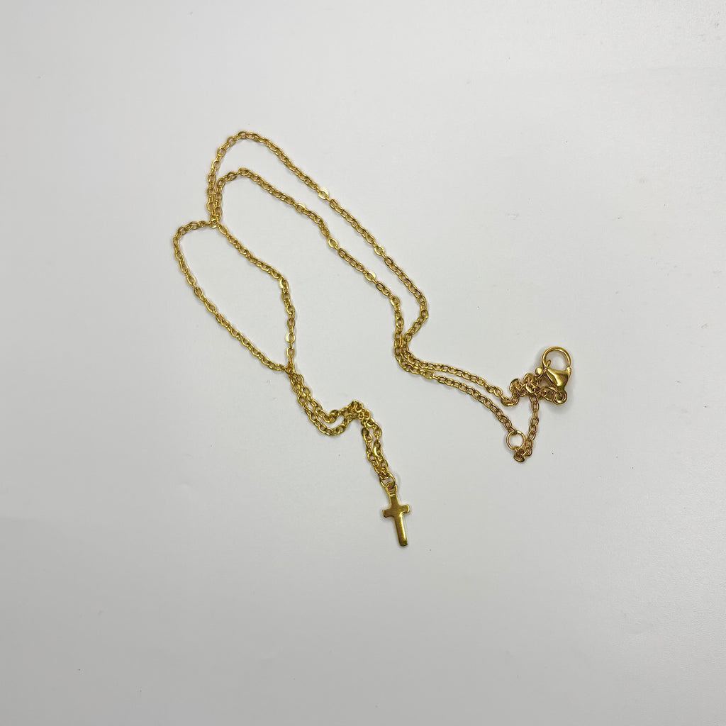 Tiny Cross Necklace