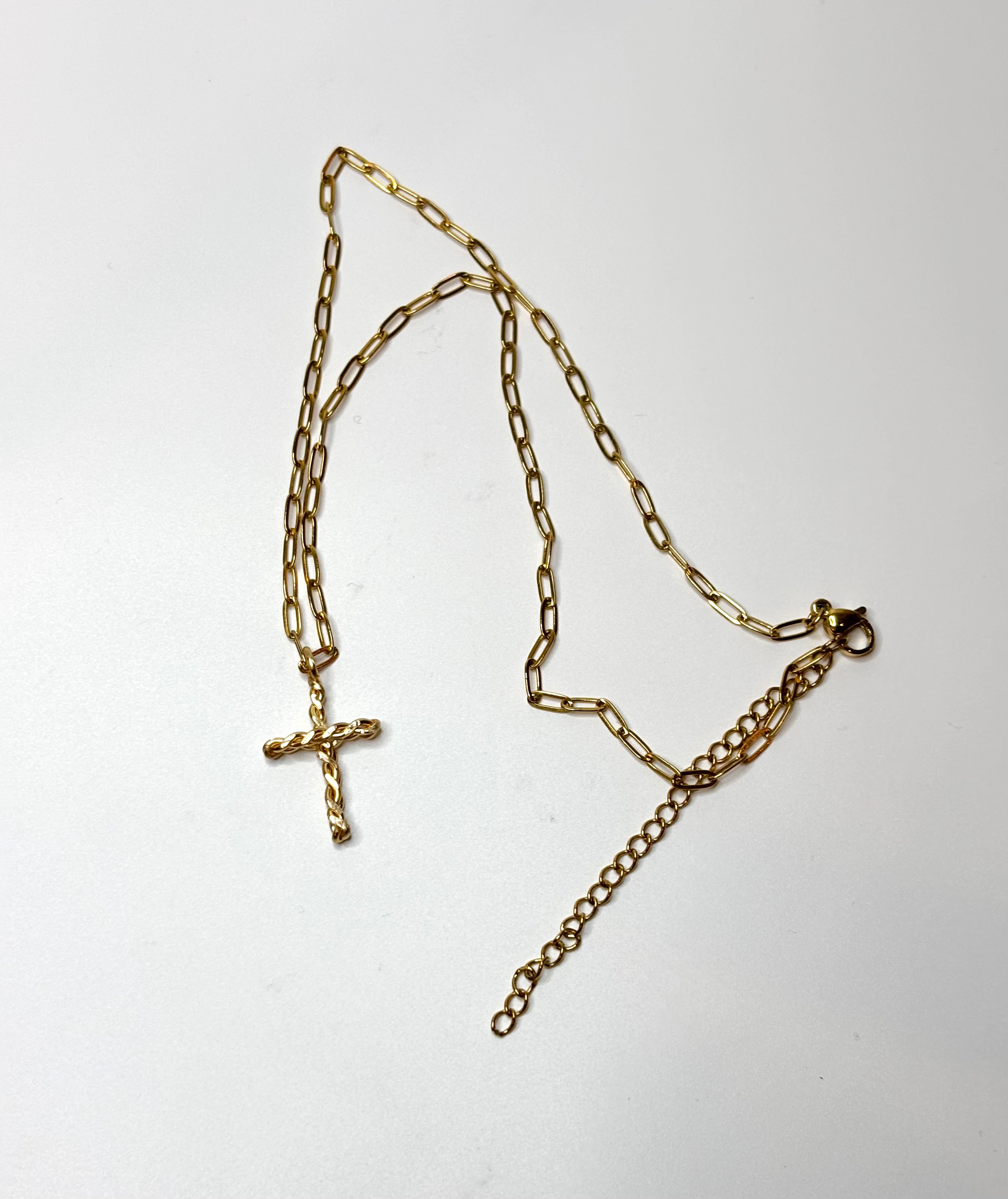 The Twist Cross Necklace