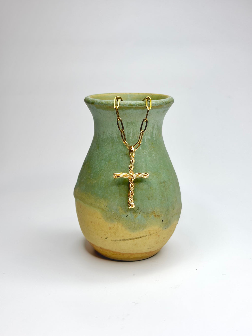 The Twist Cross Necklace