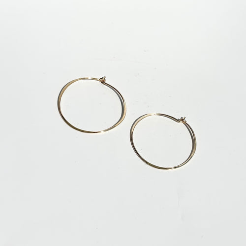 Classic Hammered Hoops