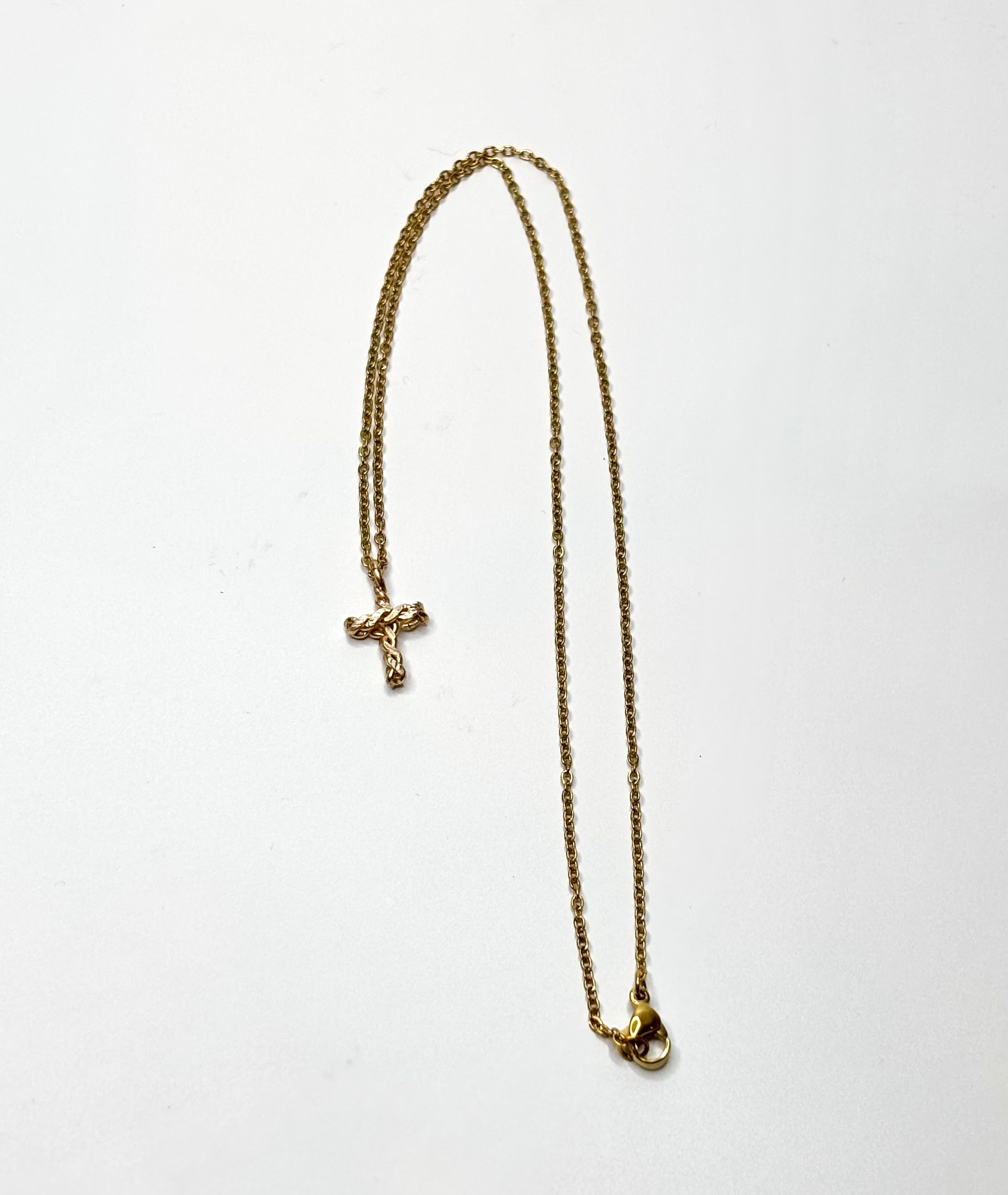 The Twist Cross Necklace