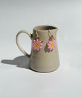 Pink Button Daisy Dangles