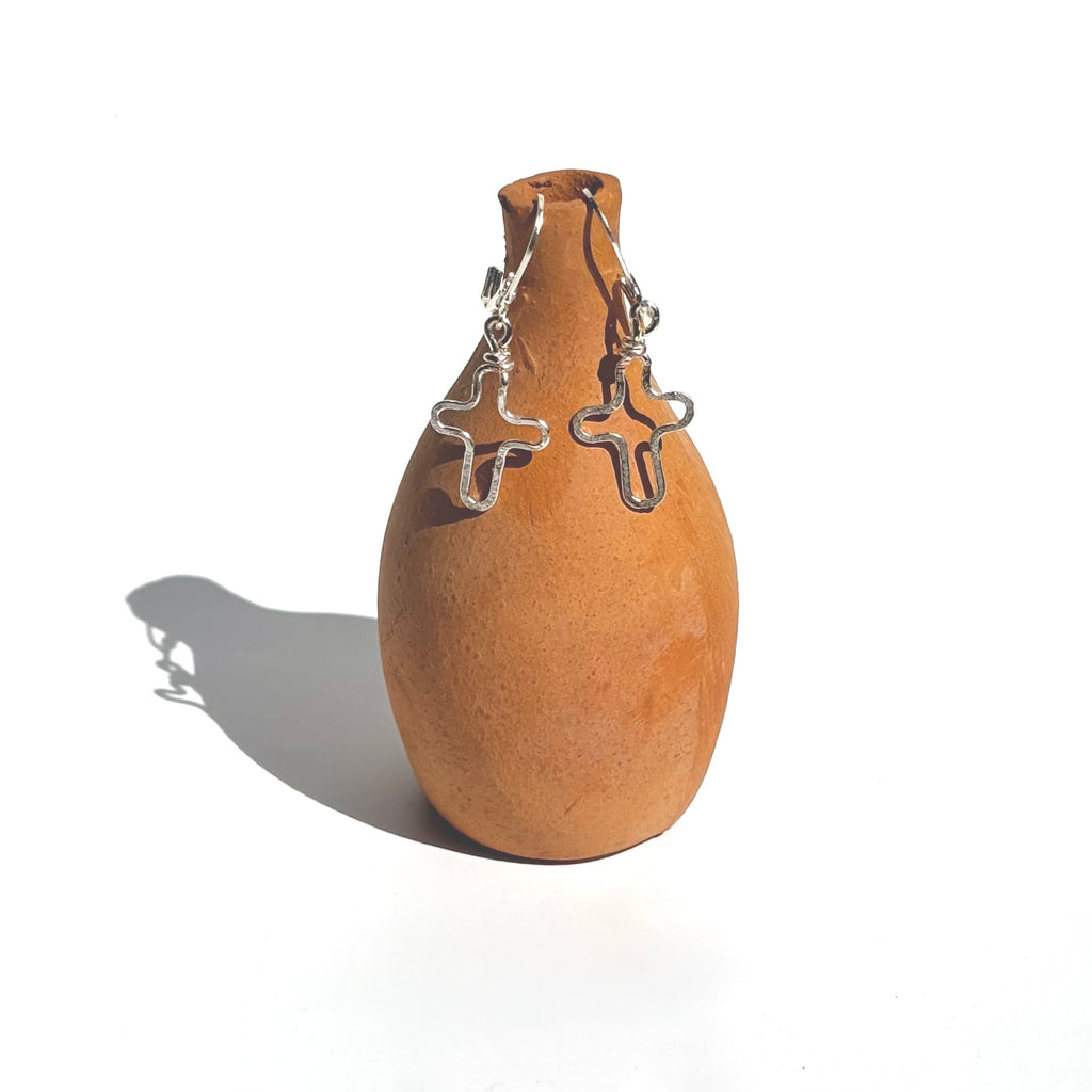 Outline Cross Dangles