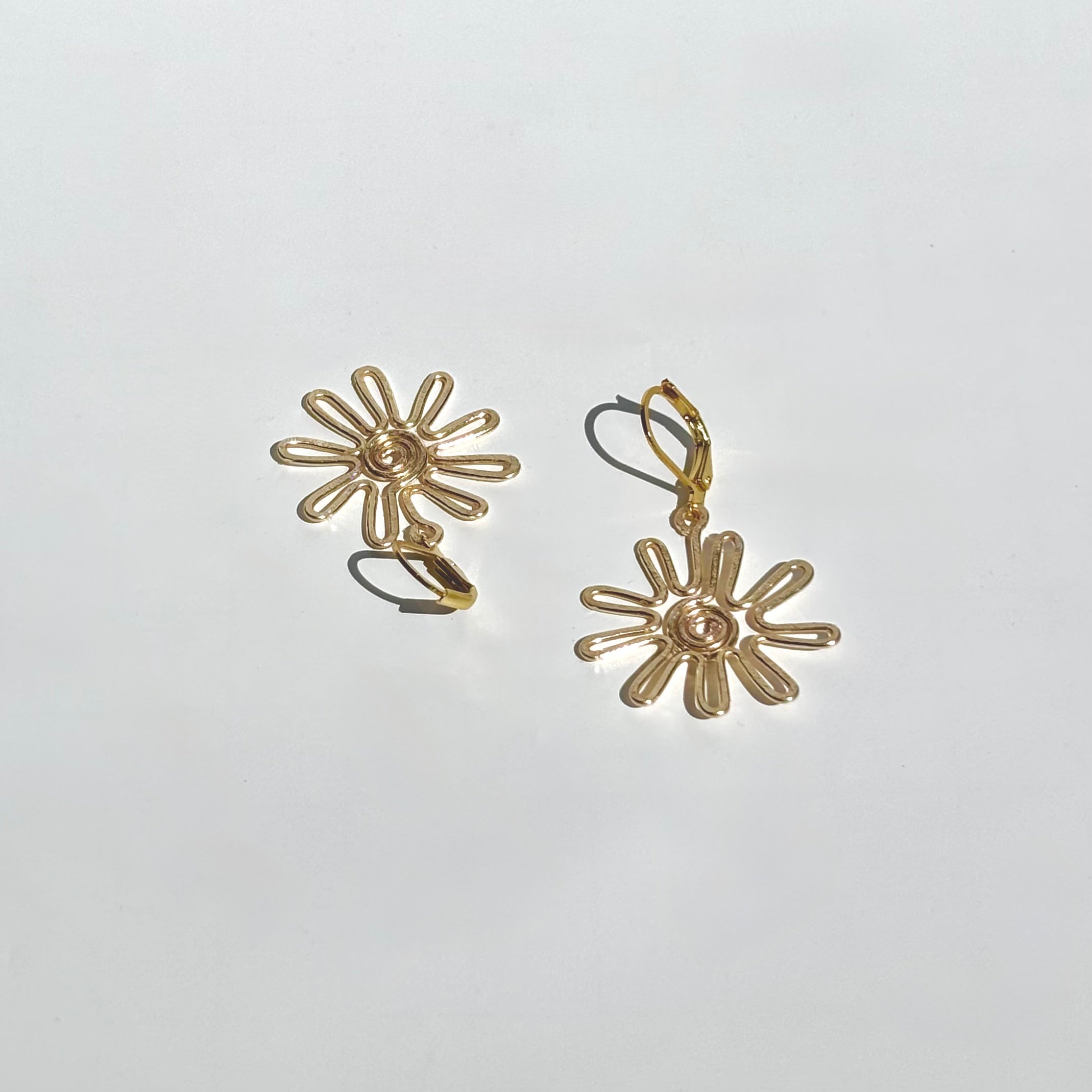 Swirl Flower Dangles