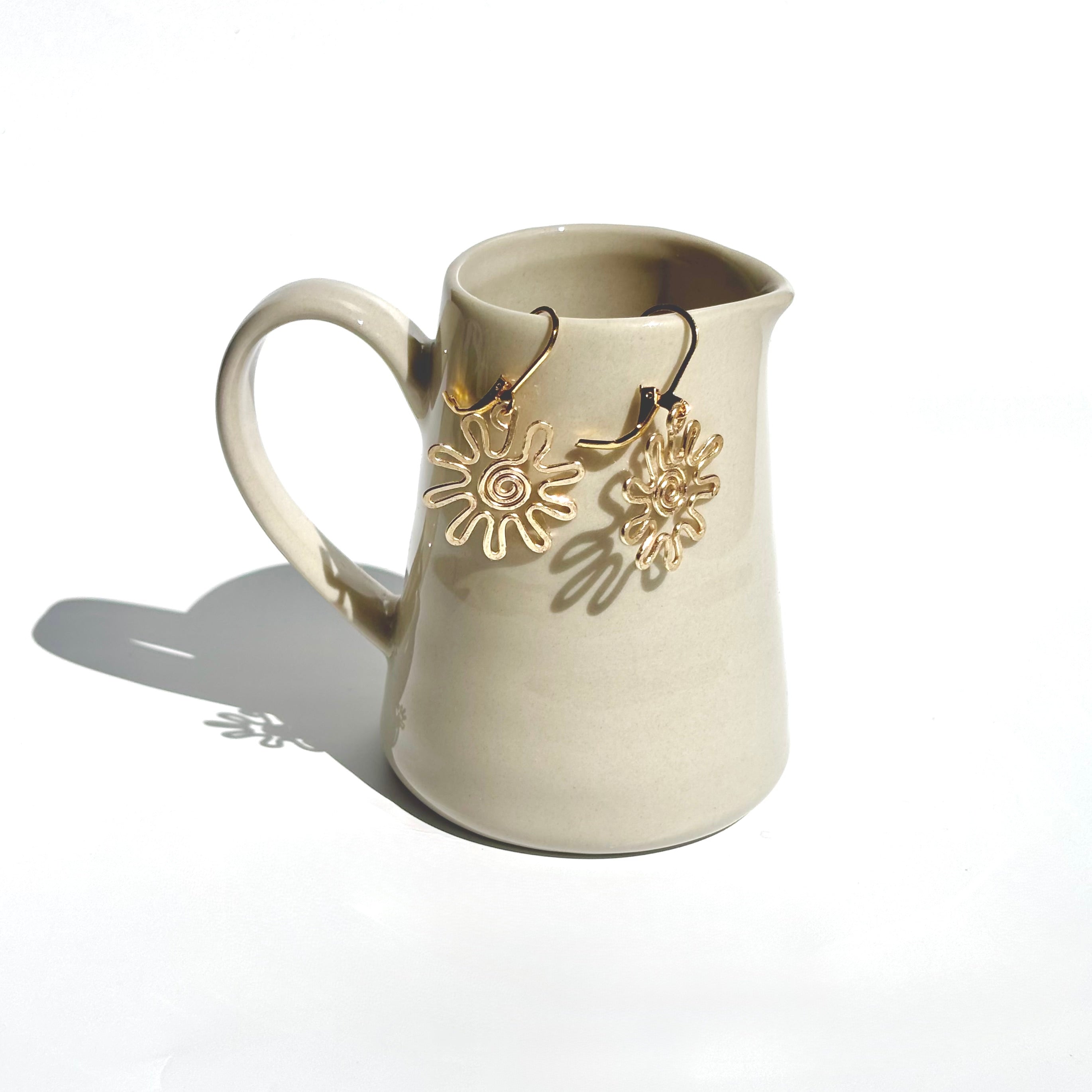 Swirl Flower Dangles