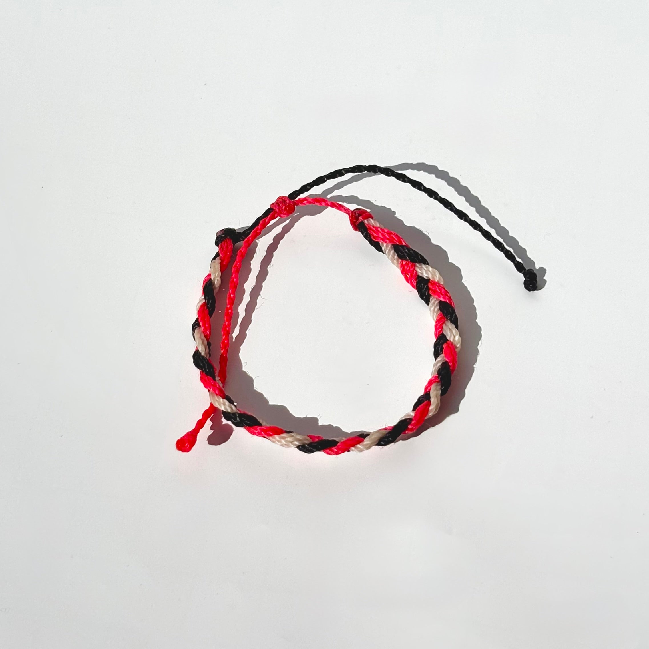 Braided dragon fruit bracelet