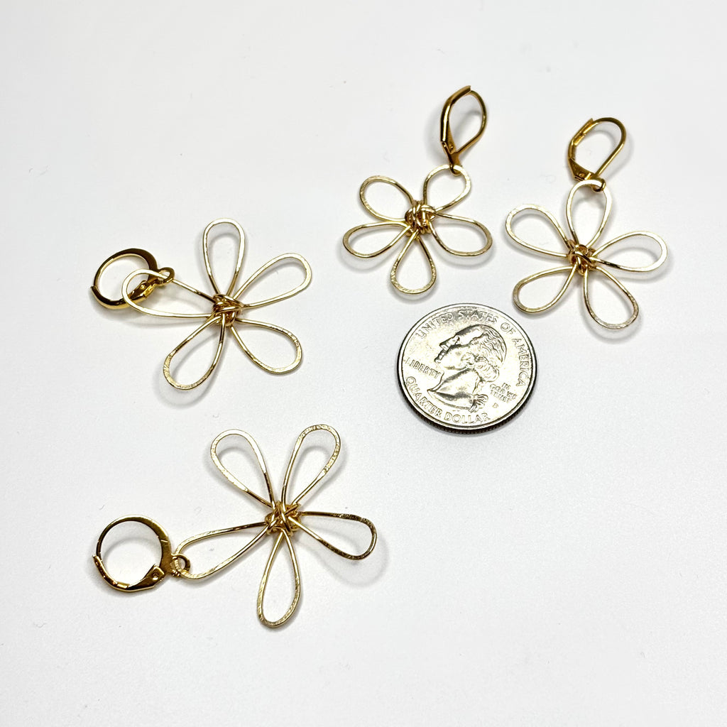 Outline Flower Dangles