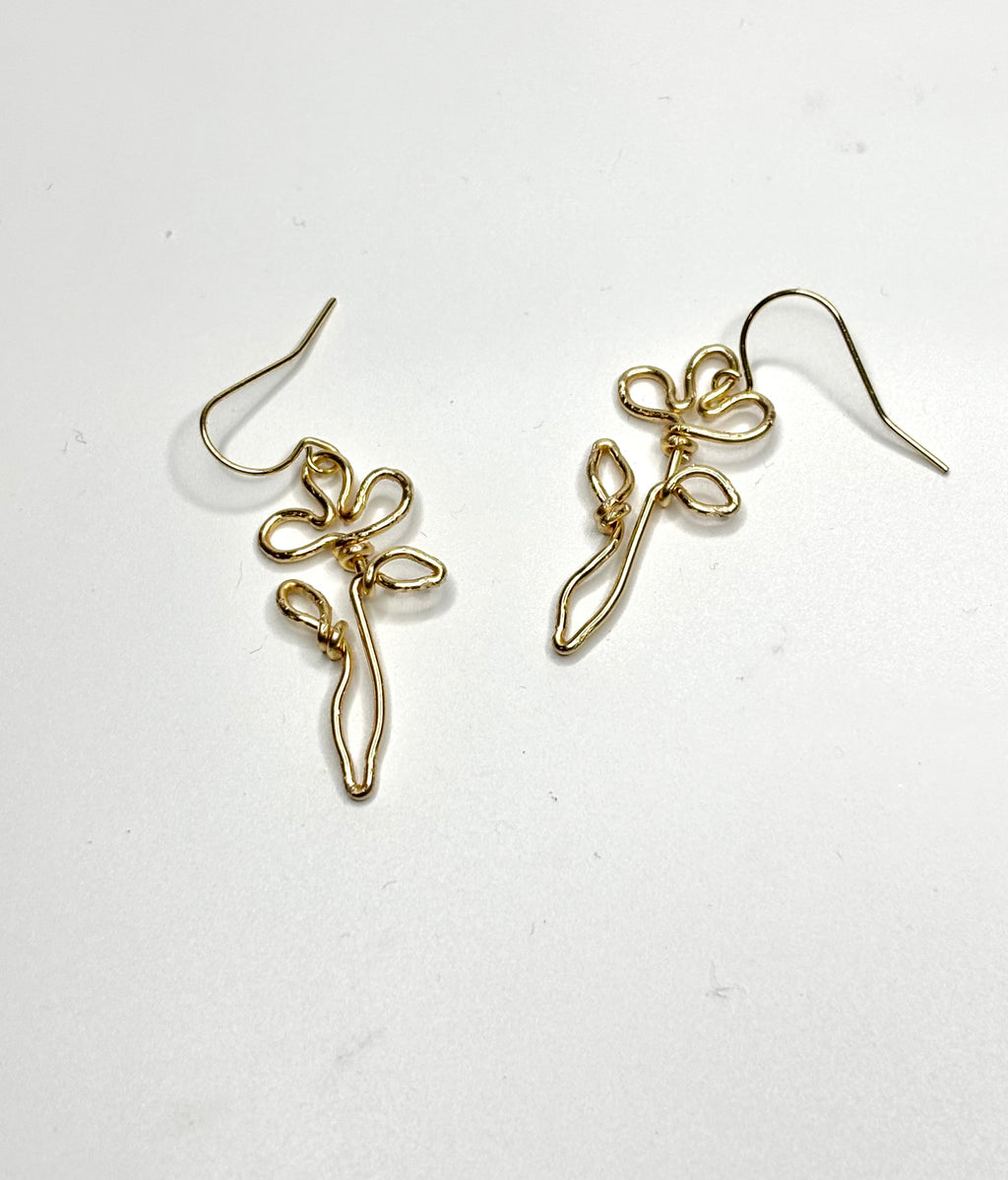 Outline Flower Earrings