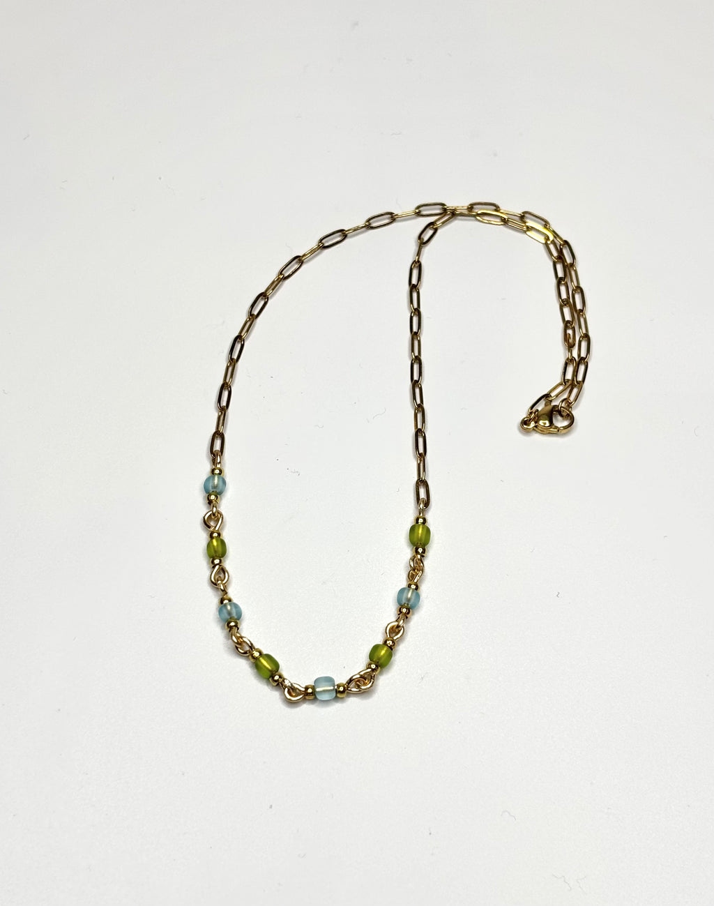 Sea Glass Bead necklace