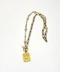 Sunbeam Pearl and Toggle Necklace