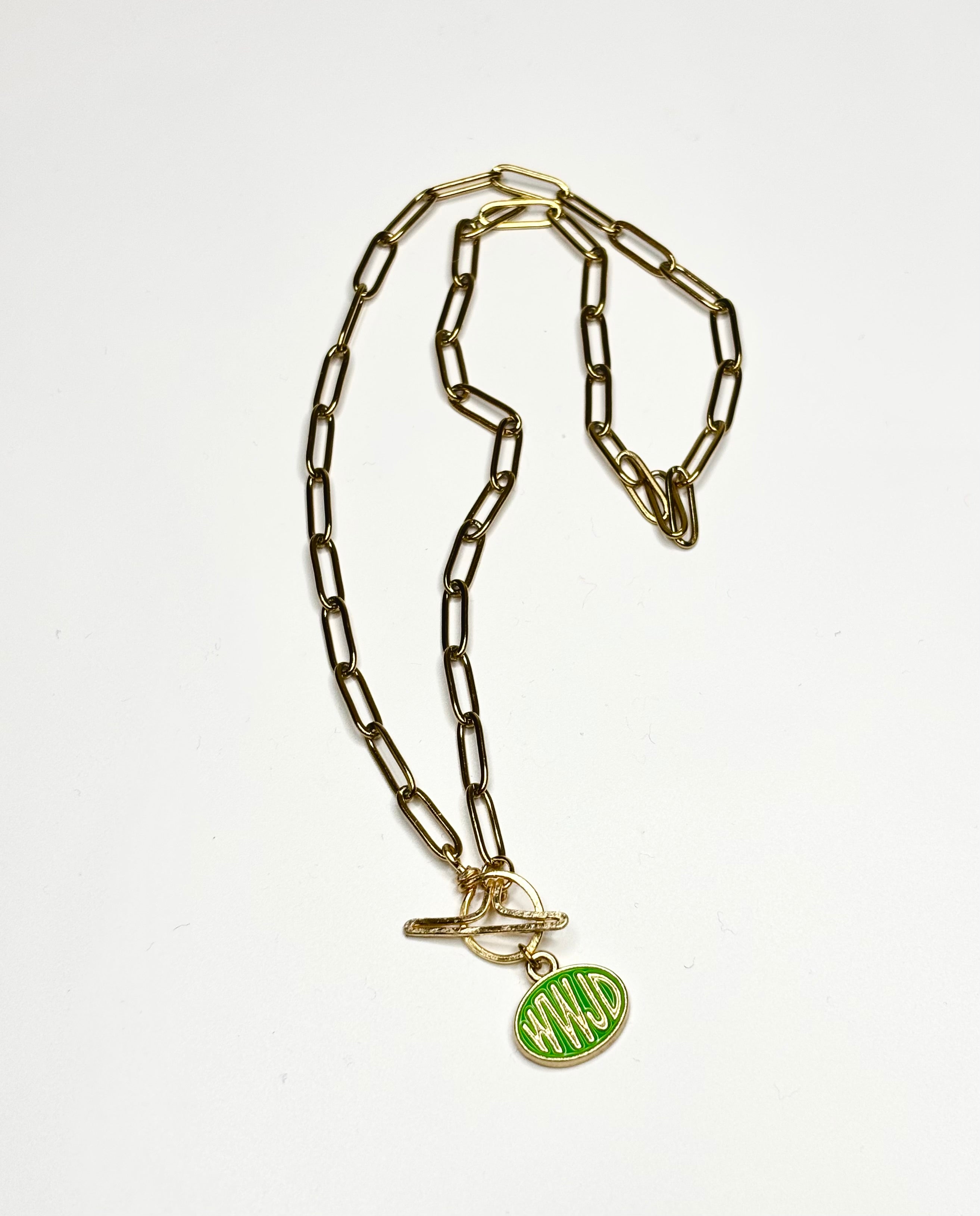 WWJD Toggle Necklace