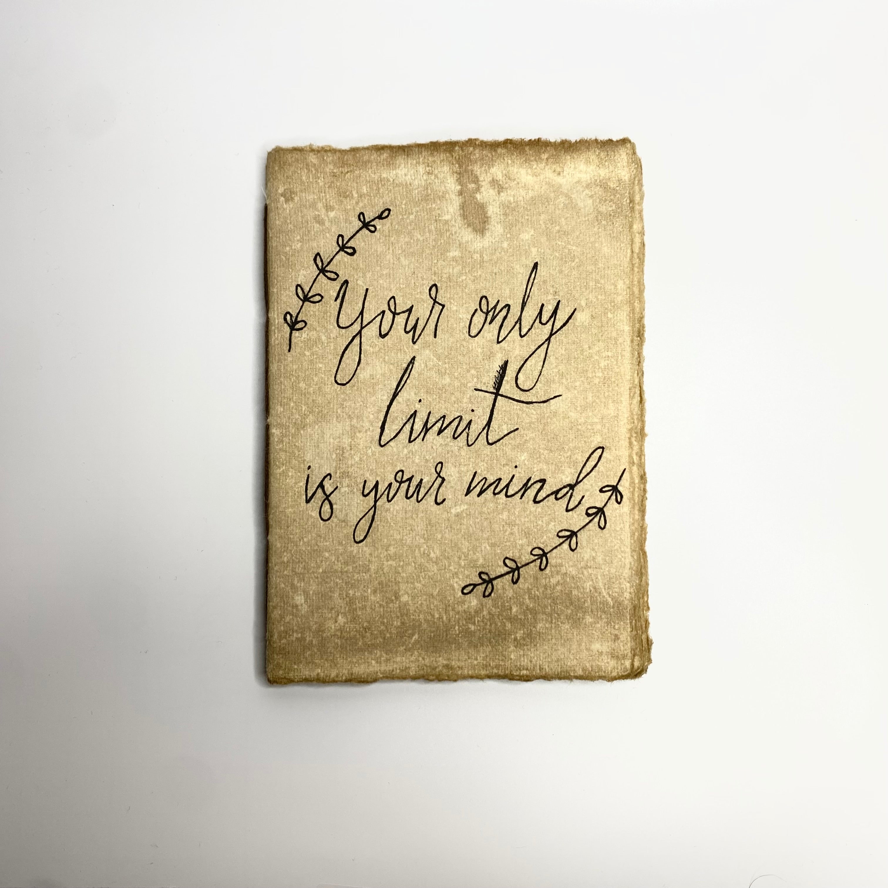 Your Only Limit Journal, Medium