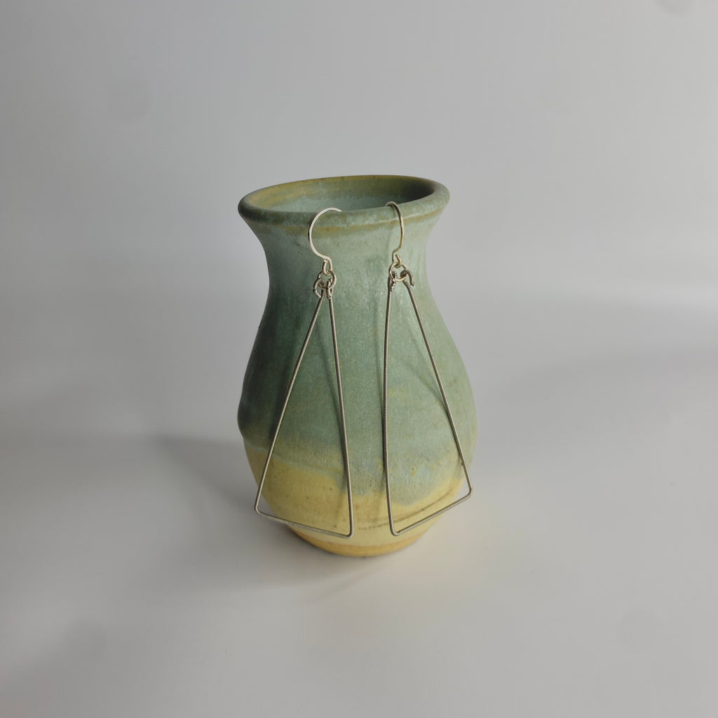 Small Guitar String Triangle Dangles