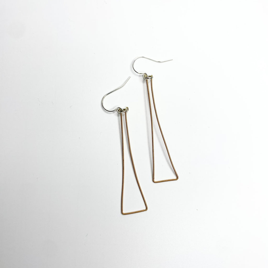 Small Guitar String Triangle Dangles