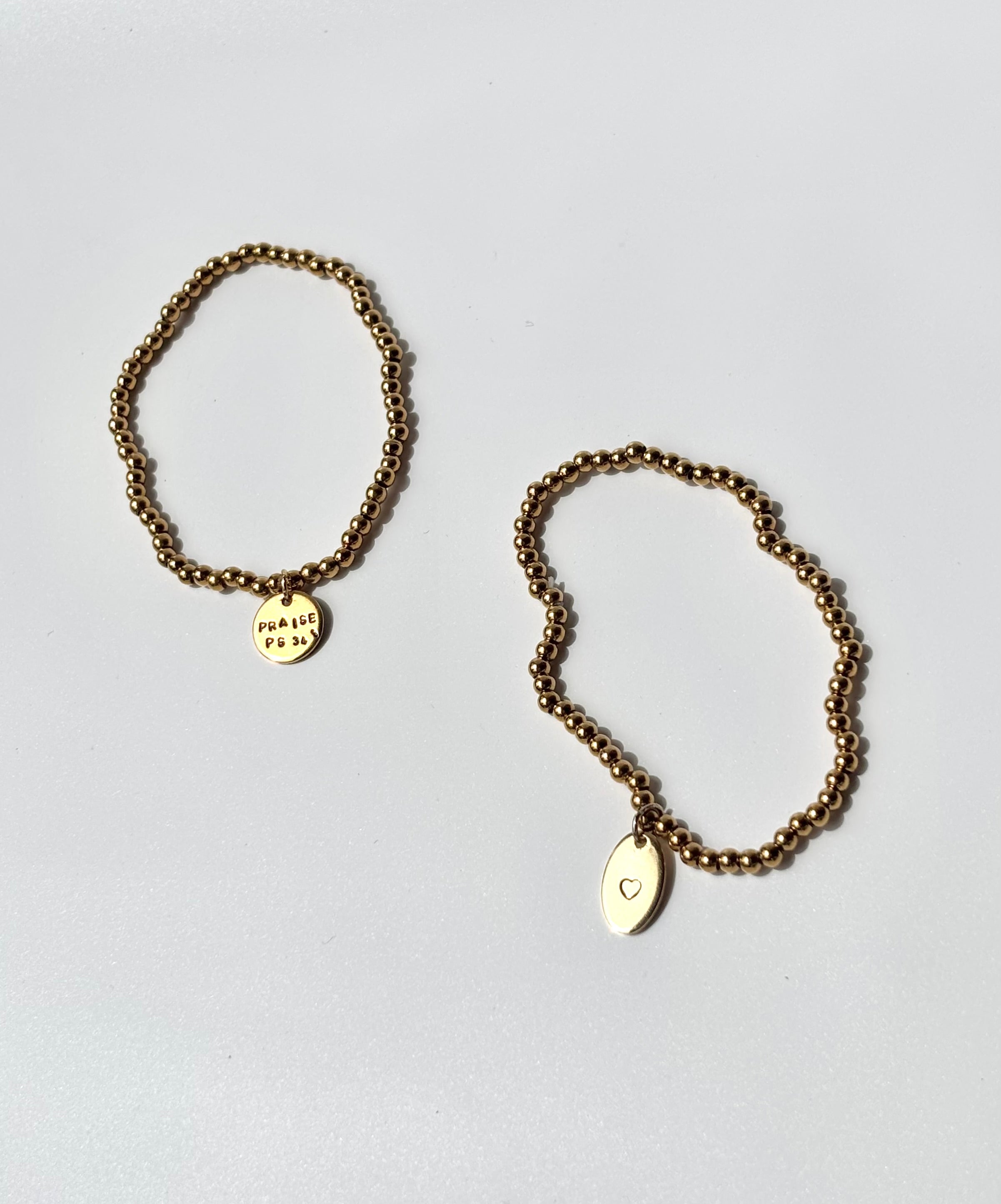 Stretchy Gold Bracelet, Custom