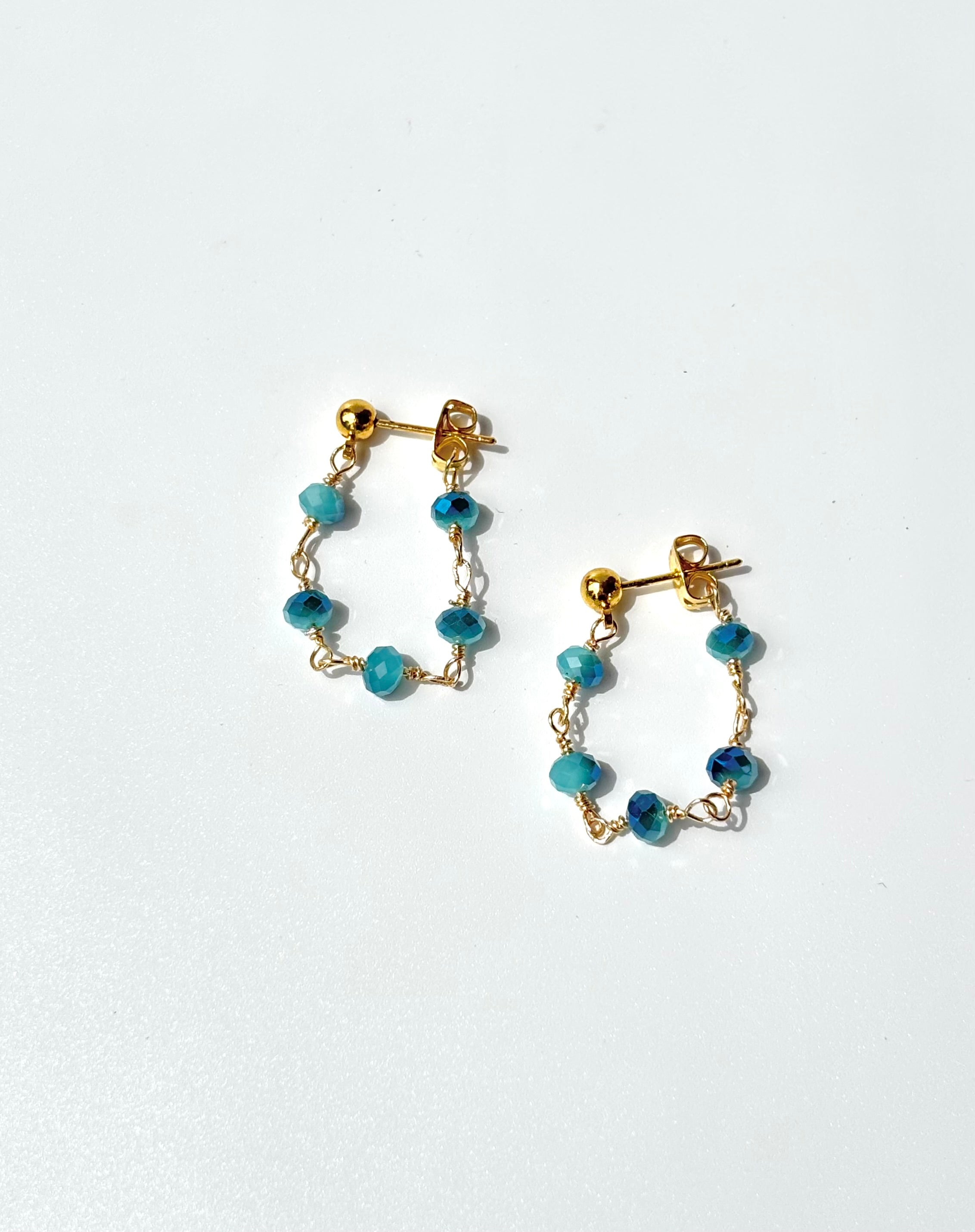 Azul Chain Stud Earrings