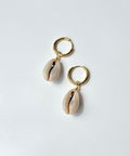 Puka Shell Hoop Dangles