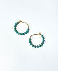 Turquoise Hoops