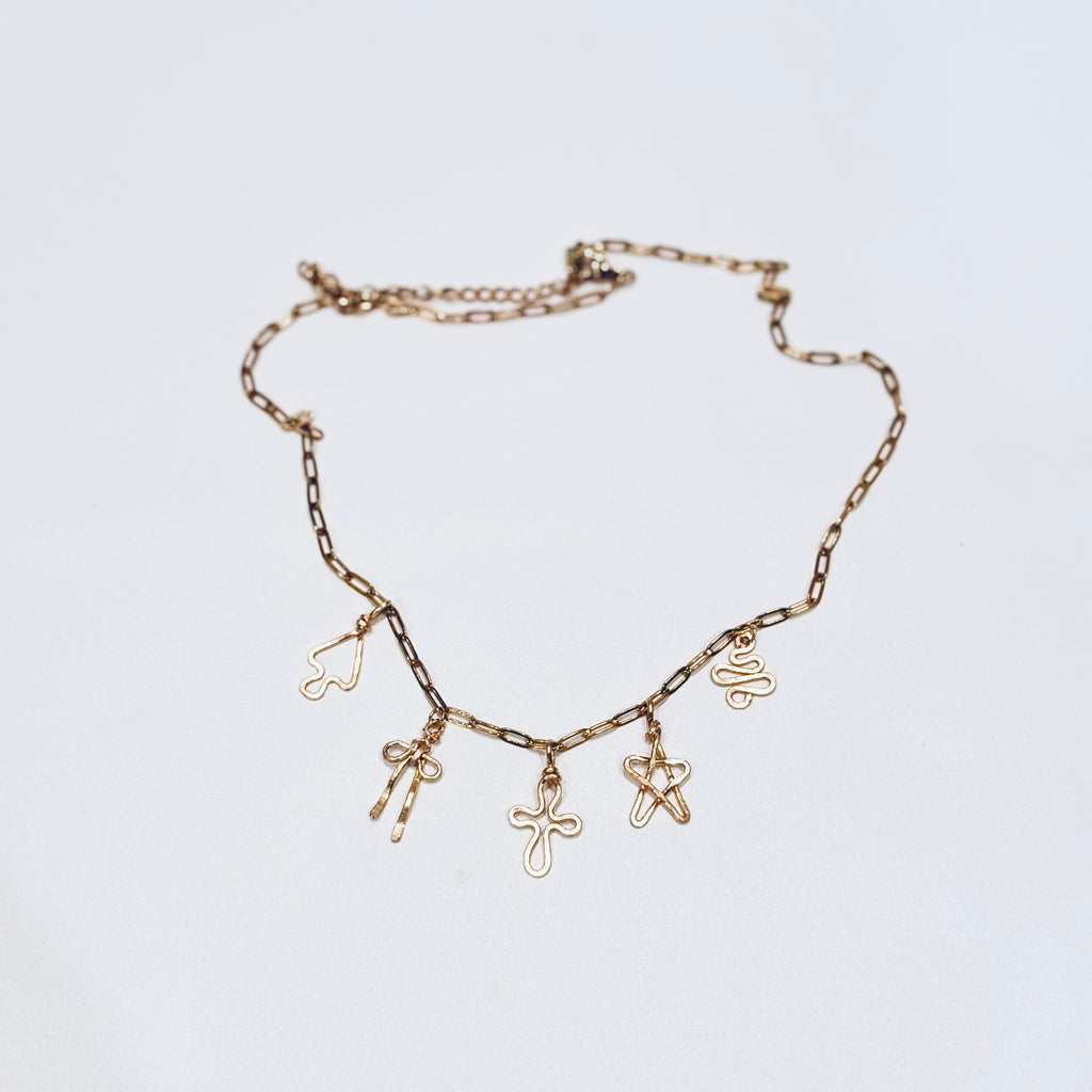 The Christmas charm necklace