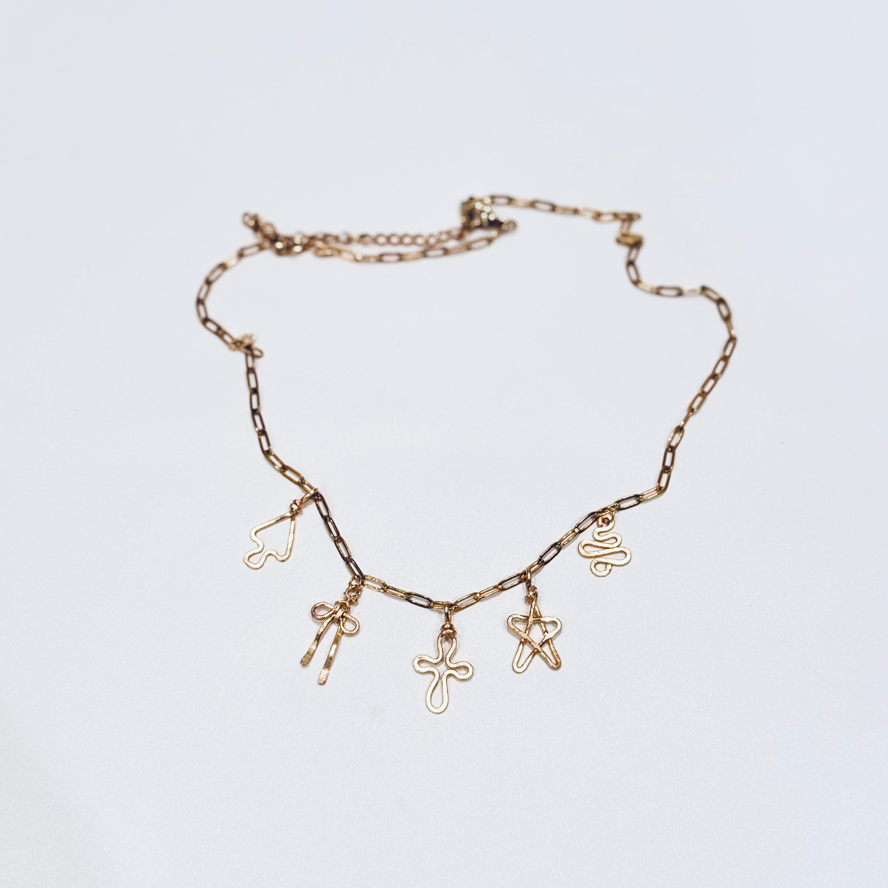 The Christmas charm necklace