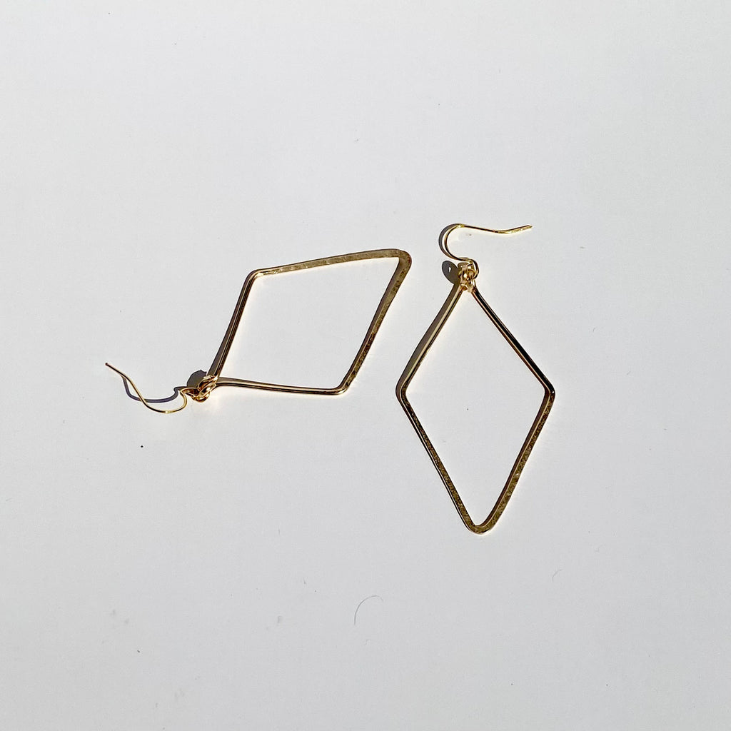 Hammered Diamond Dangles