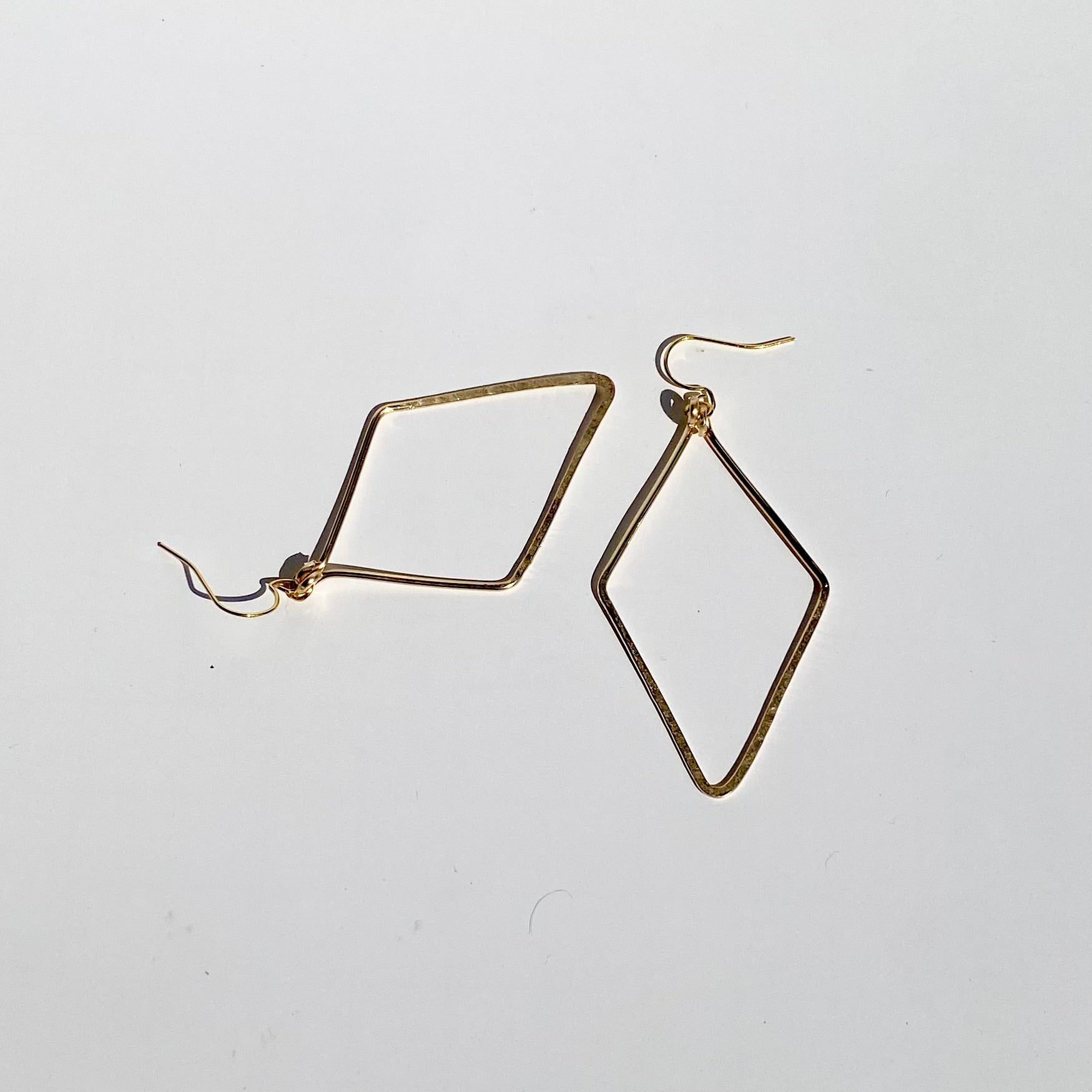 Hammered Diamond Dangles