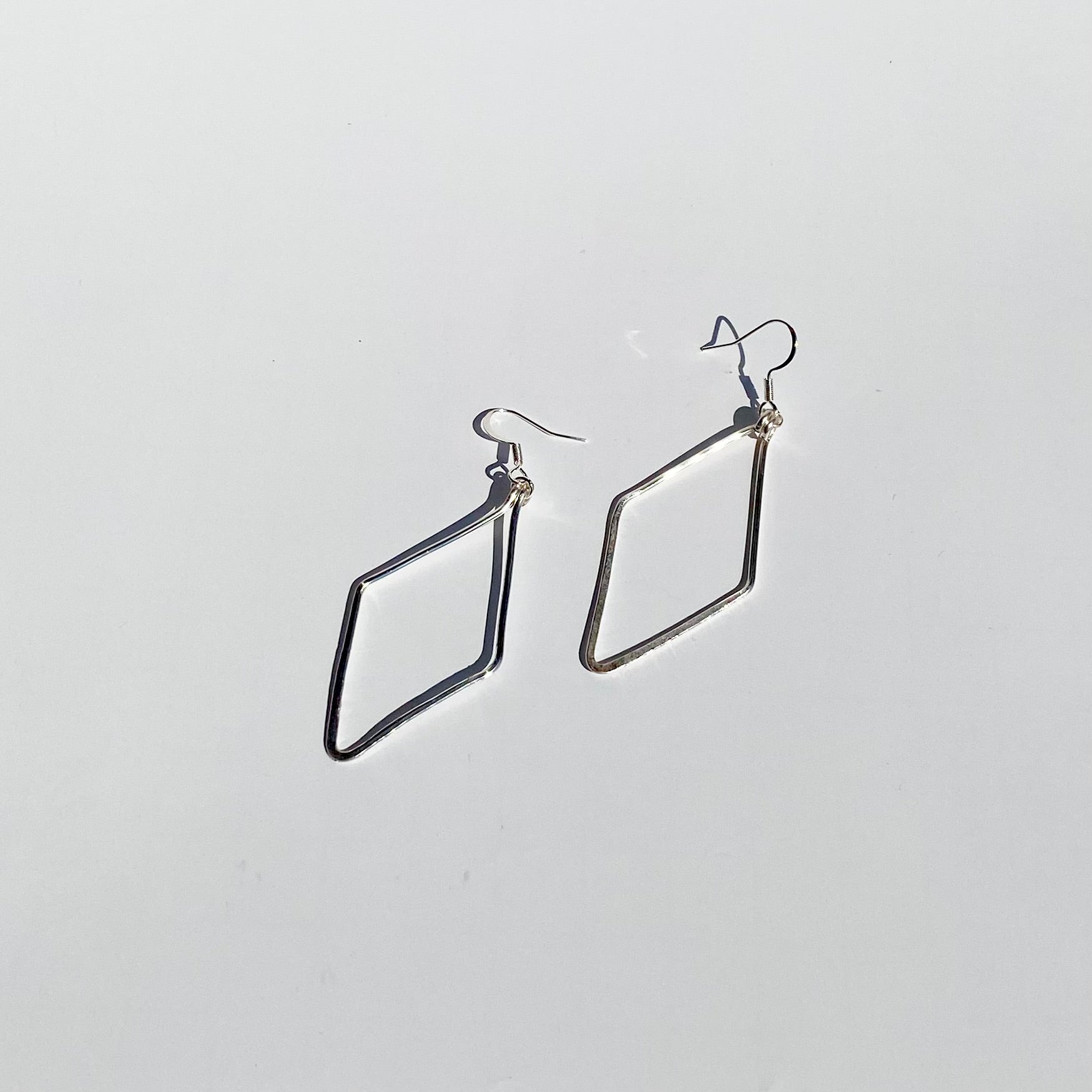 Hammered Diamond Dangles