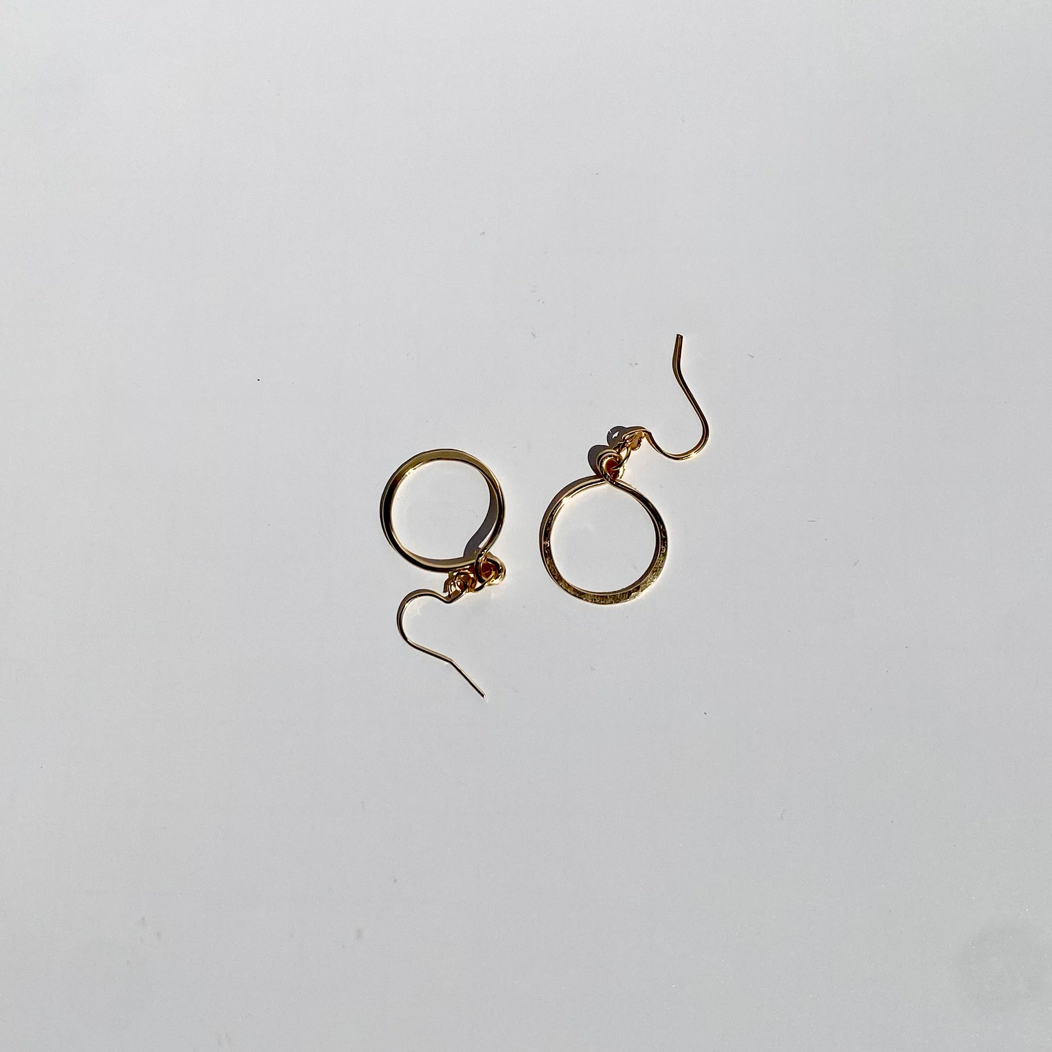 Hammered Circle Dangles