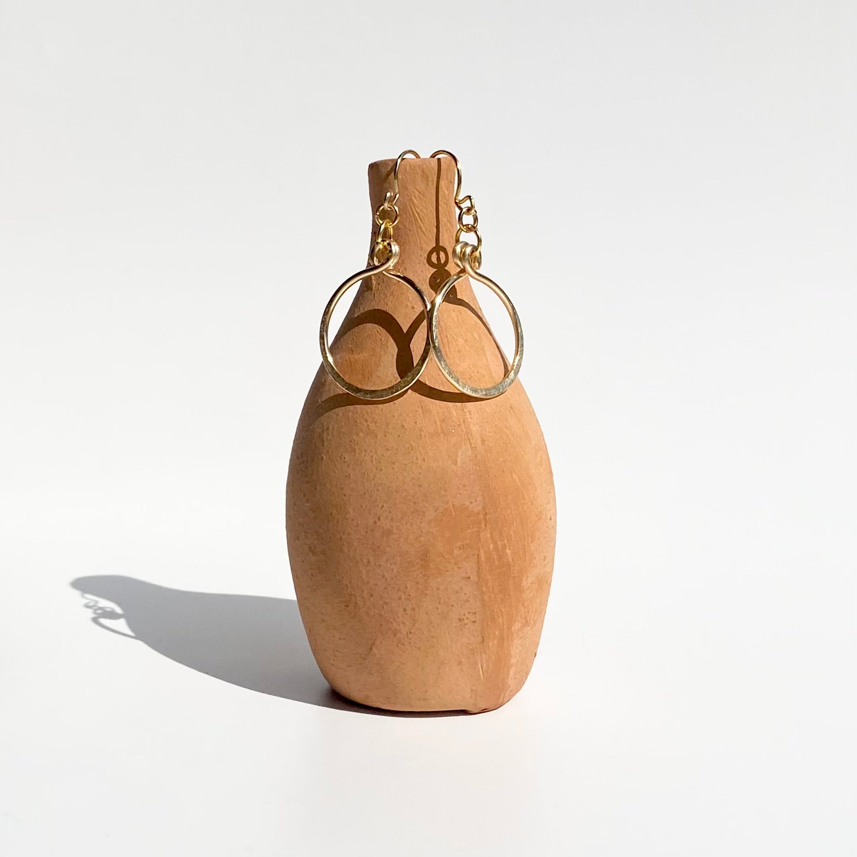 Hammered Circle Dangles