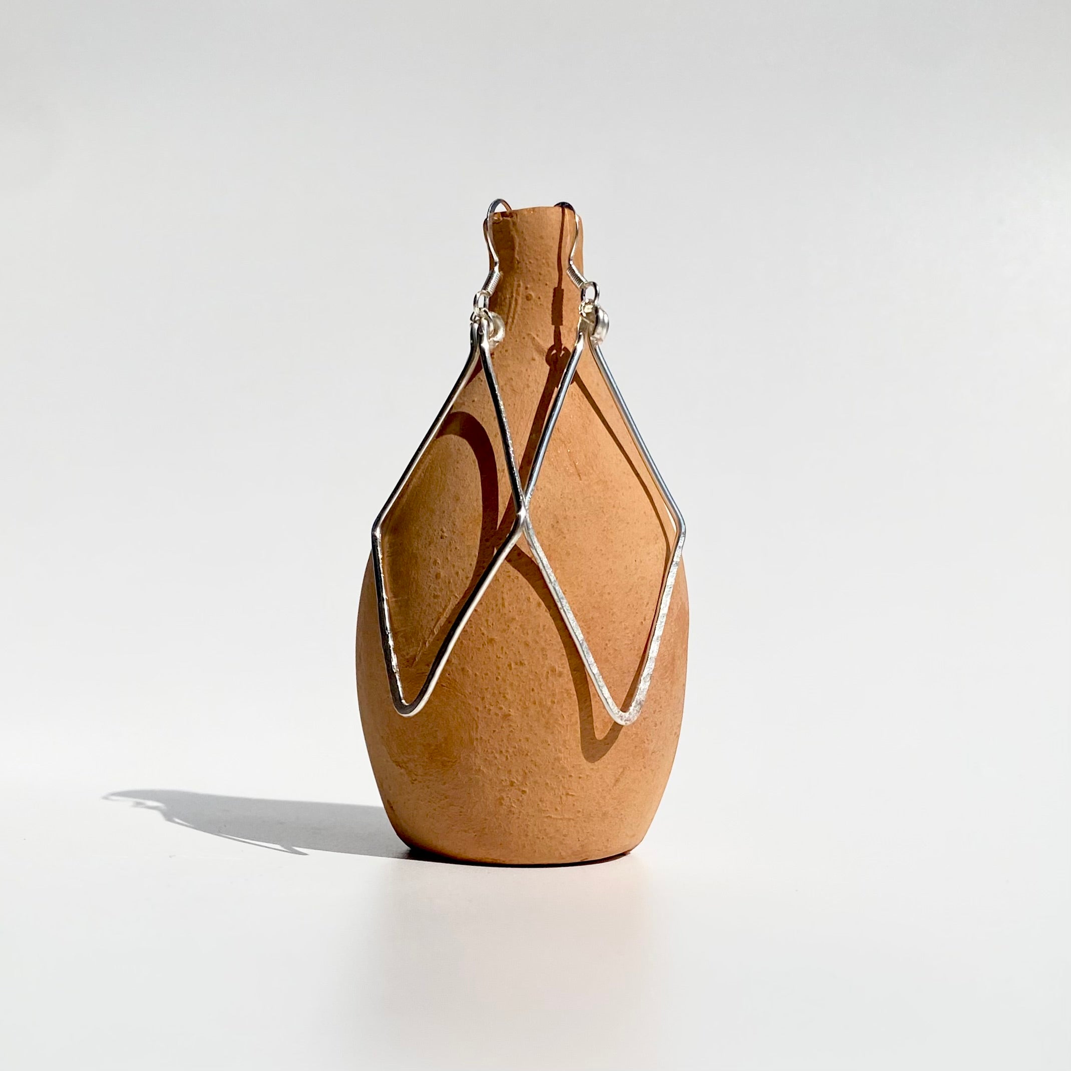 Hammered Diamond Dangles