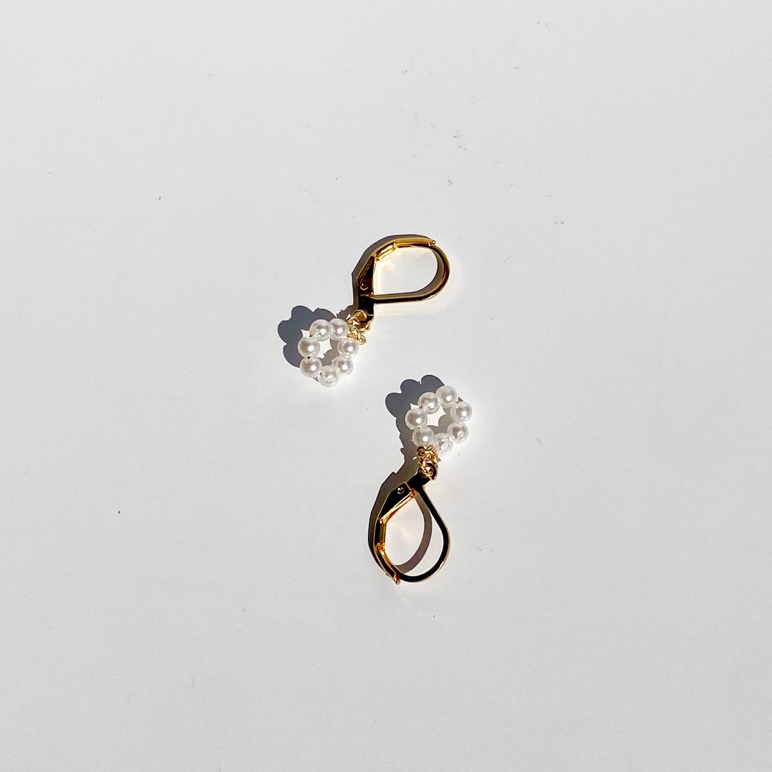 Pearl Flower Dangles