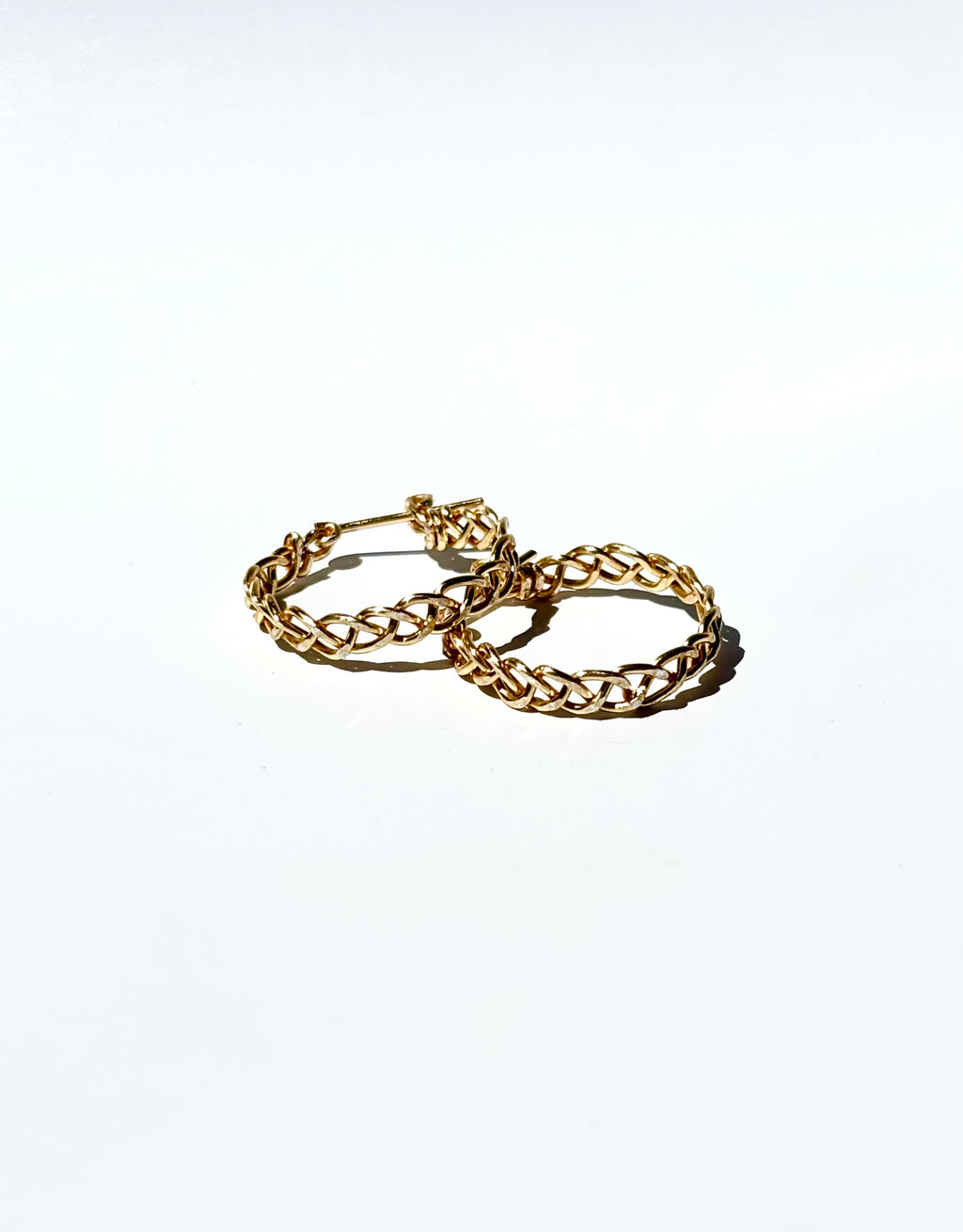 Braided Hoop Earrings