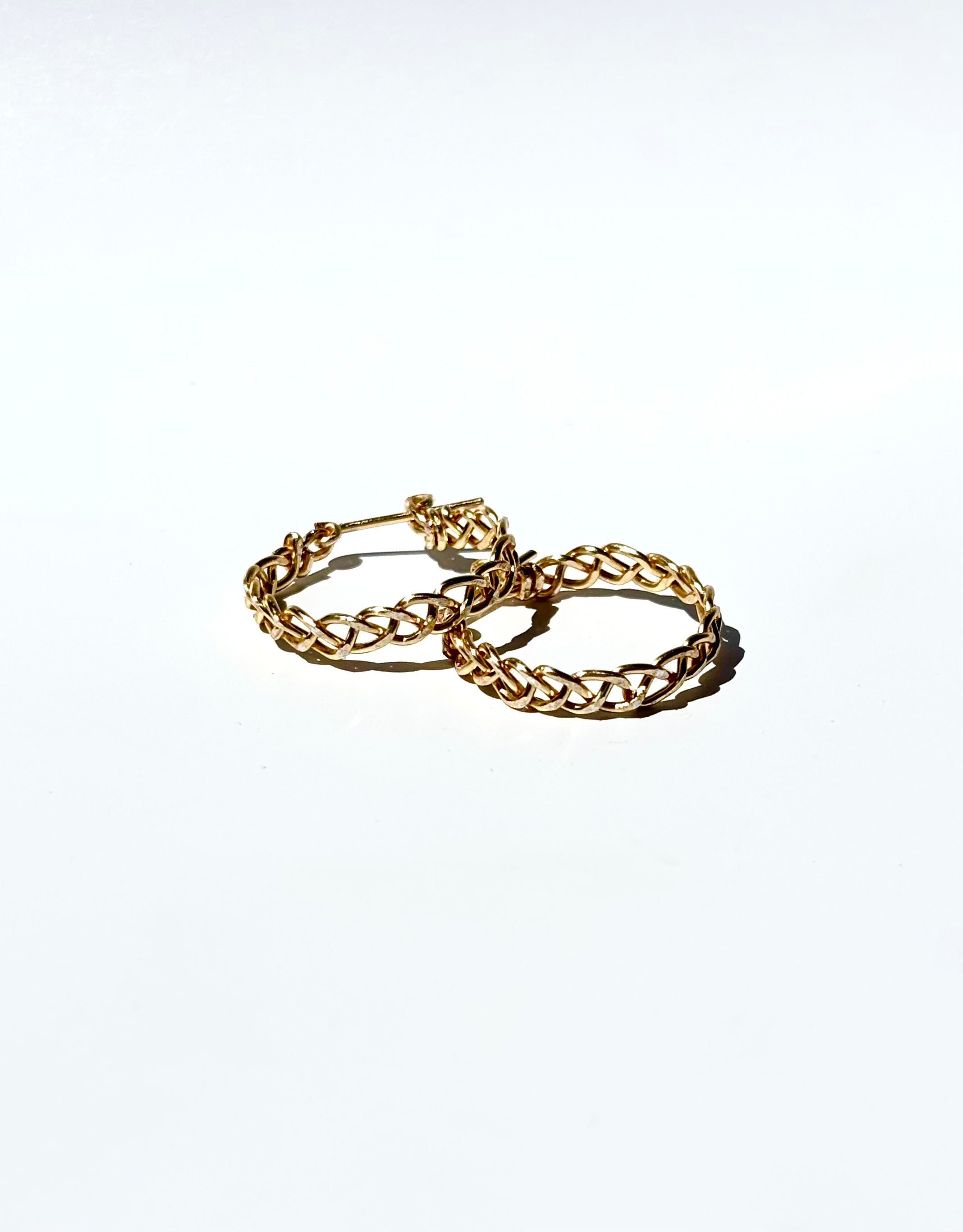 Braided Hoop Earrings