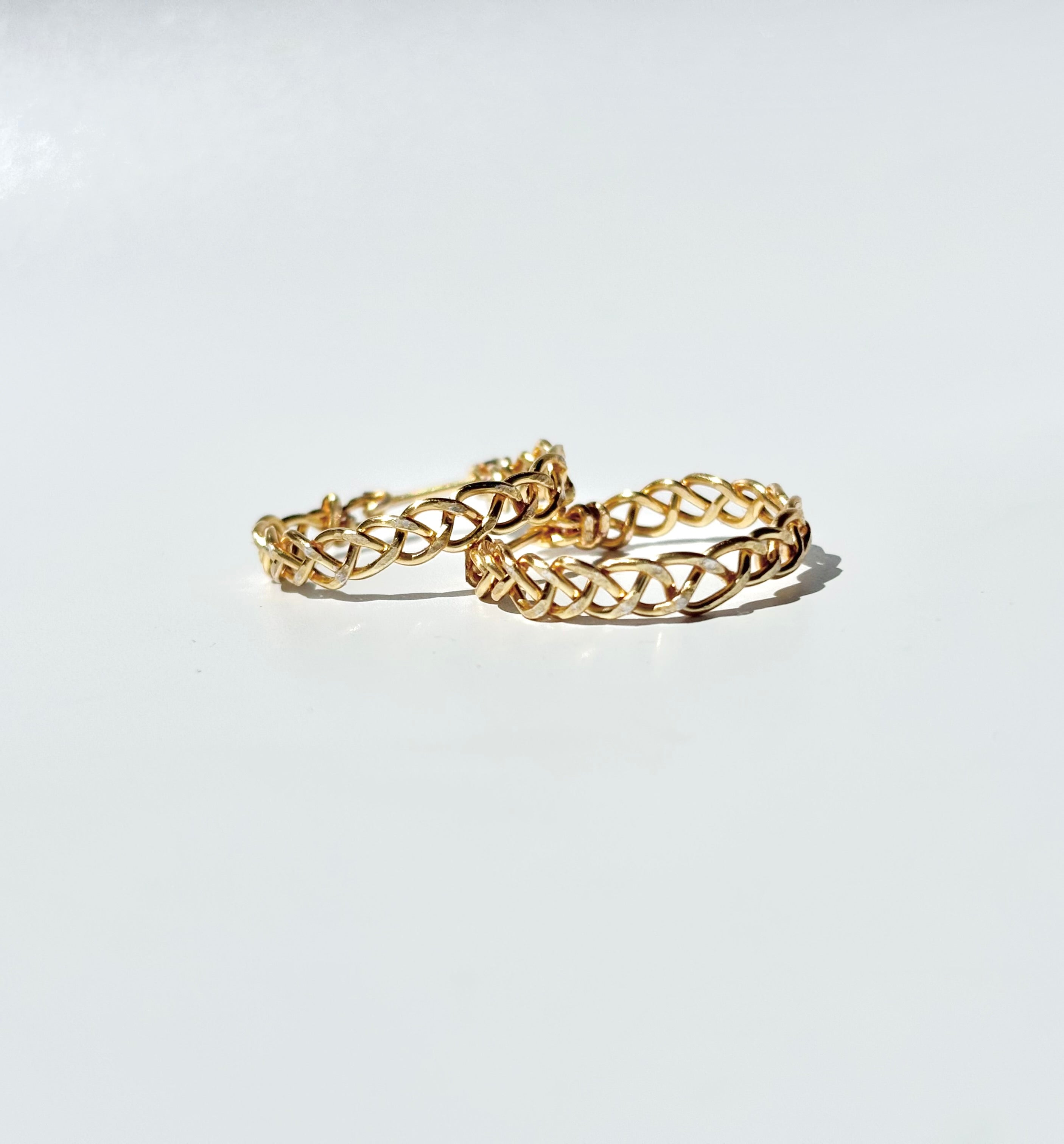 Braided Hoop Earrings
